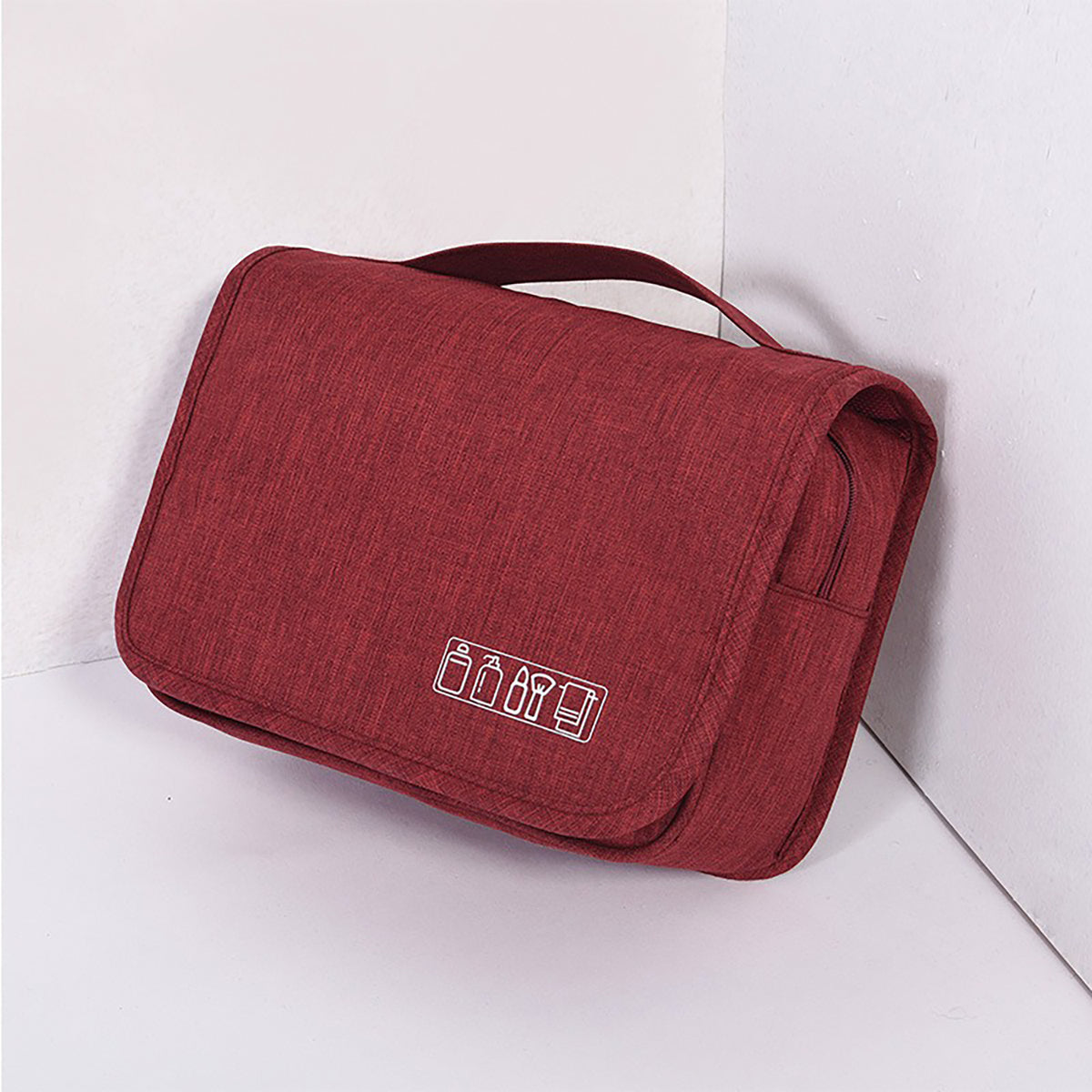 Travel Hanging Toiletry Bag Travel Kit Shaving Bag Waterproof Large Makeup Bag Wash Bag Organizer Cosmetic Case Puffy Bag Organizer Carry-On Travel Accessories (2)