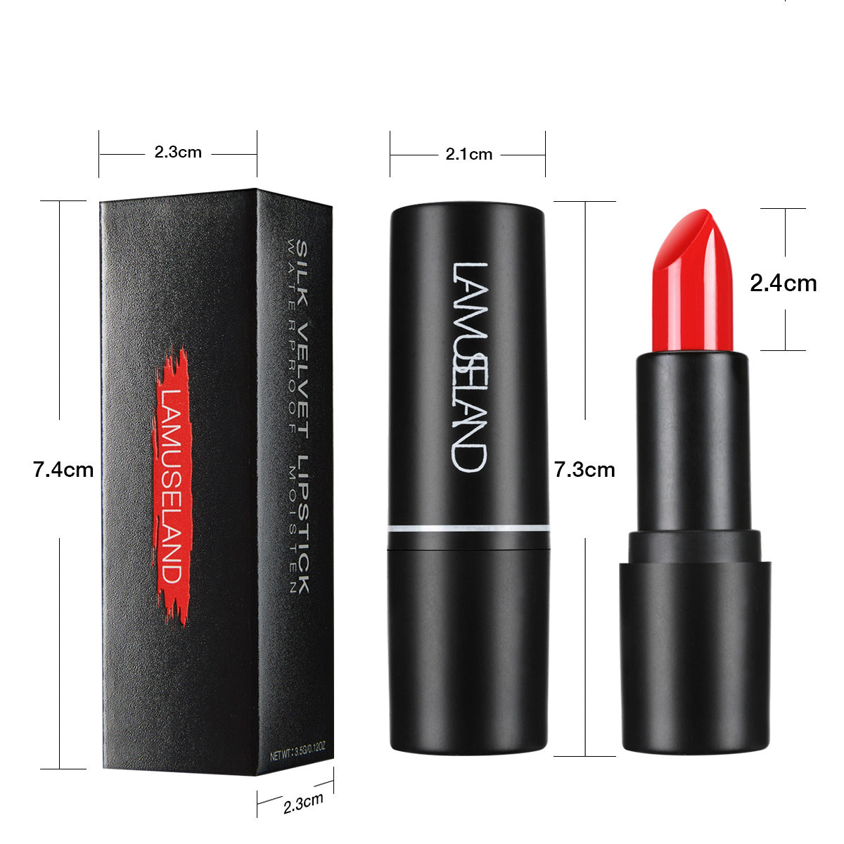 12-Color Moisturizing Velvet Lipstick (1)