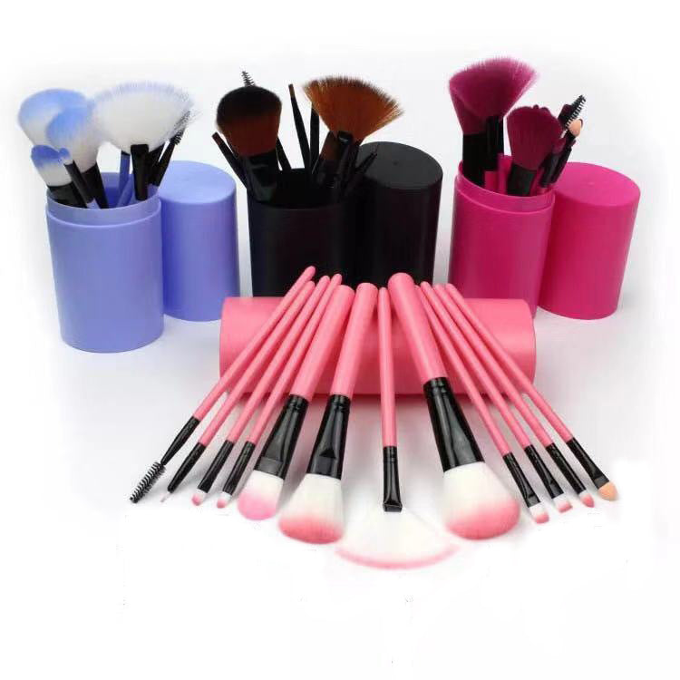 12-Piece Makeup Brush Set Blush Eyeshadow Eyelash Highlighter Brush (7)