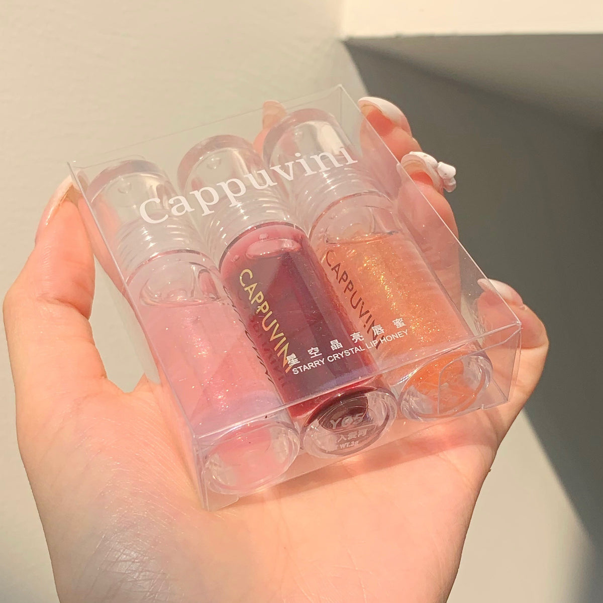 Small Square Lip Gloss Transparent Gloss Moisturizing and Nourishing Lacquer (14)