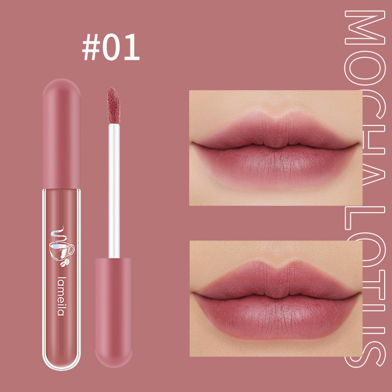 Matte Moisturising Nourishing Lipstick Lip Glaze (4)