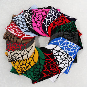 Spider Web Knitted beanie