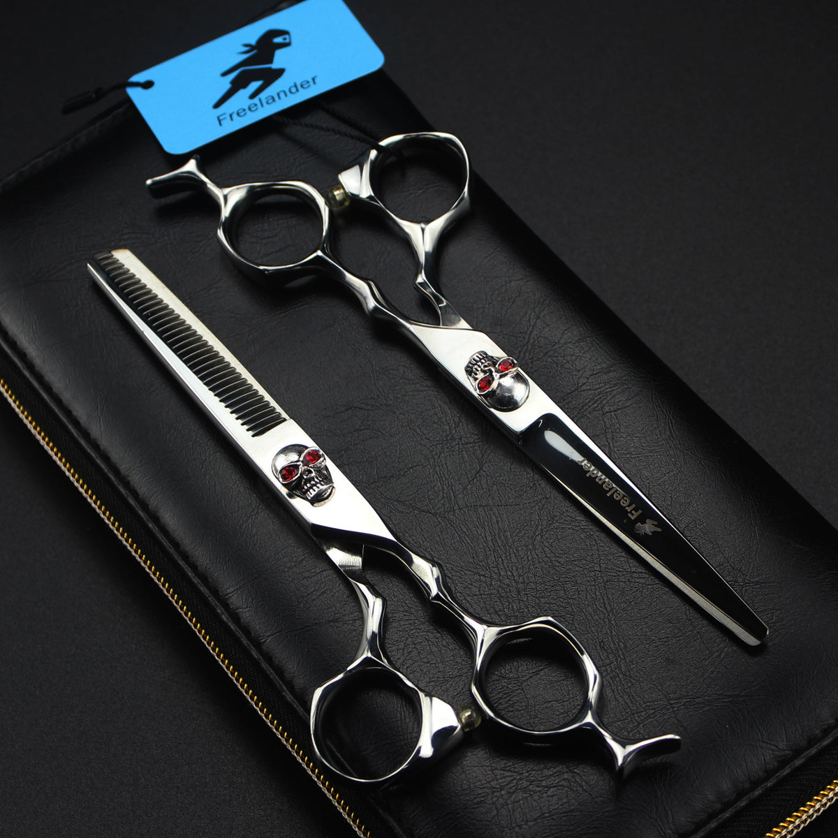 Silver Skull Beauty Salon Cutting Tools (3)