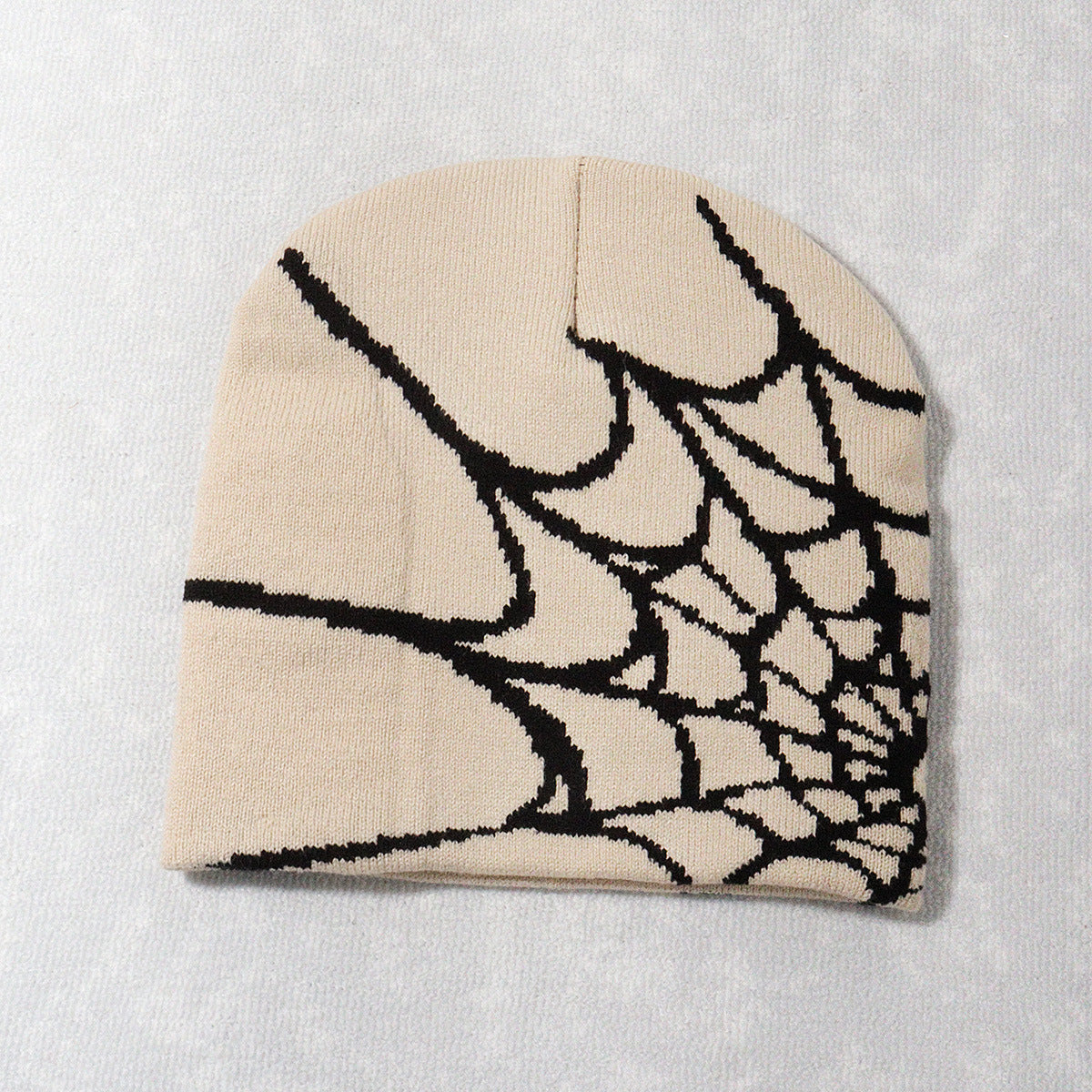 Spider Web Knitted beanie
