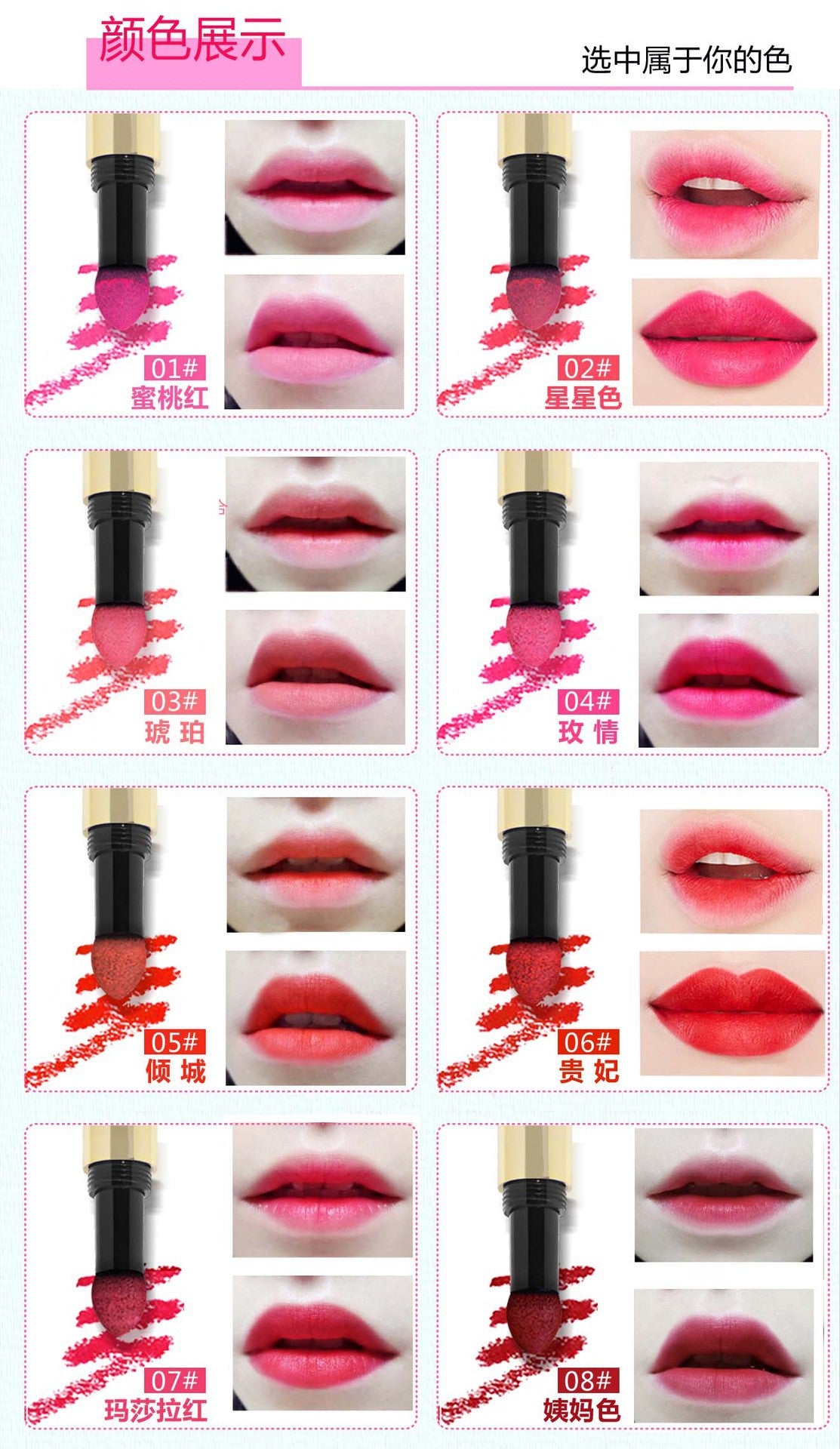 Powder Matte Lipstick (3)