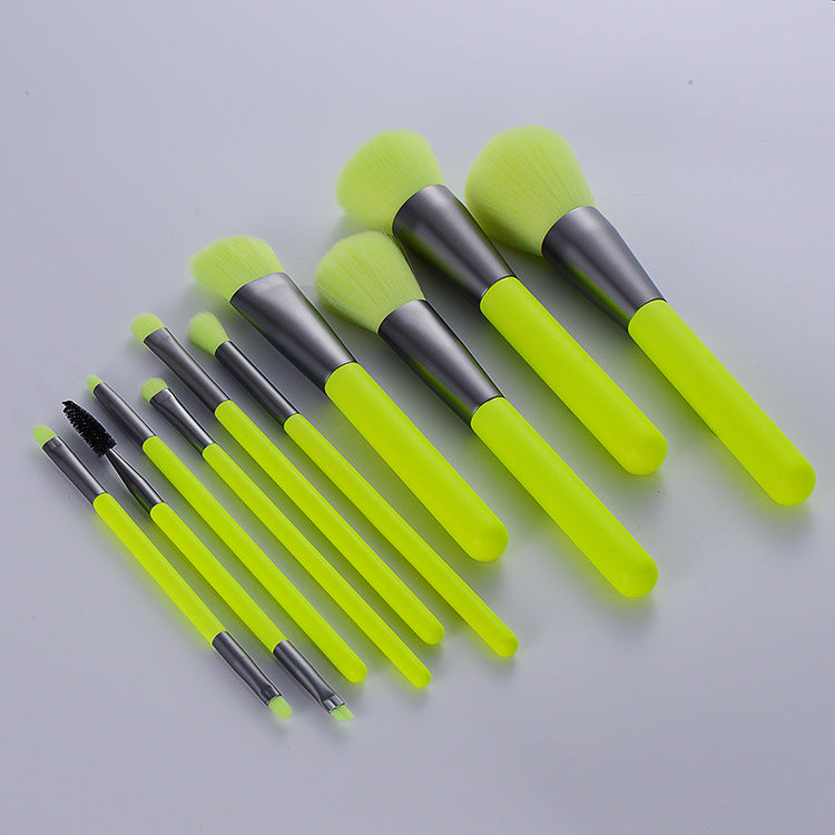 10-Piece Makeup Neon Brushes (3)