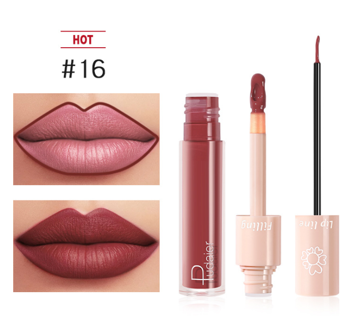Pudaier Dual Lipstick Lip Gloss Lipstick (13)