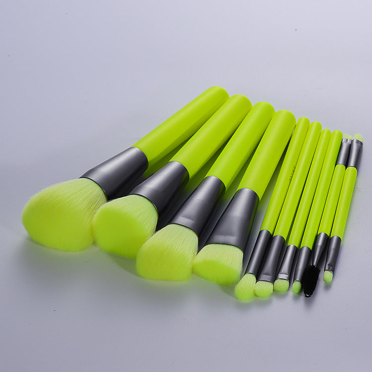 10-Piece Makeup Neon Brushes (5)