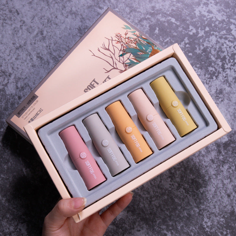 Soft Mist Velvet Lipstick Set (5)