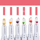 Flower Gold Leaf Temperature Change Crystal Lipstick
