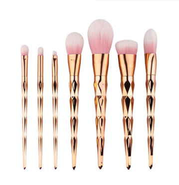 7-Piece Makeup Brush Diamond Brush Foundation Brush Set (10)
