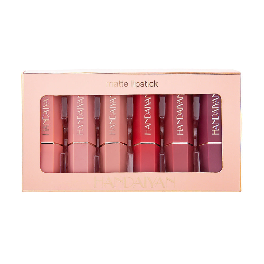 Matte Lipstick Gift Box Set Non-Stick Cup Lipstick (4)