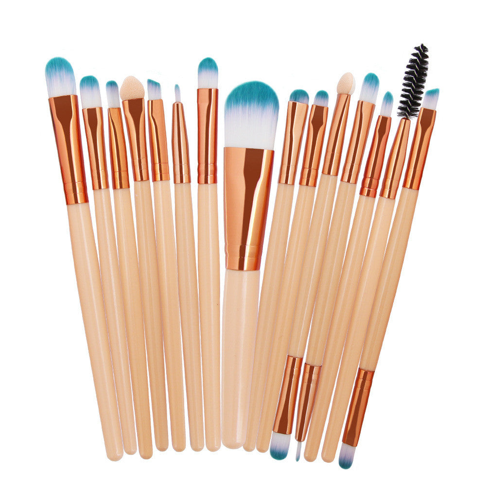 Set of 15-Piece Makeup Brushes (17)