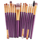Set of 15-Piece Makeup Brushes