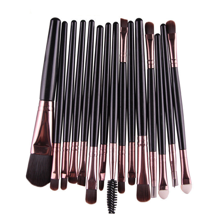 Set of 15-Piece Makeup Brushes (5)
