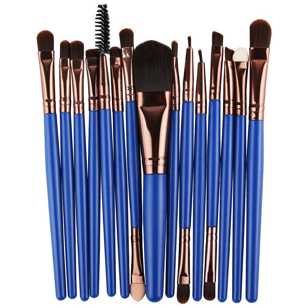 Set of 15-Piece Makeup Brushes (15)