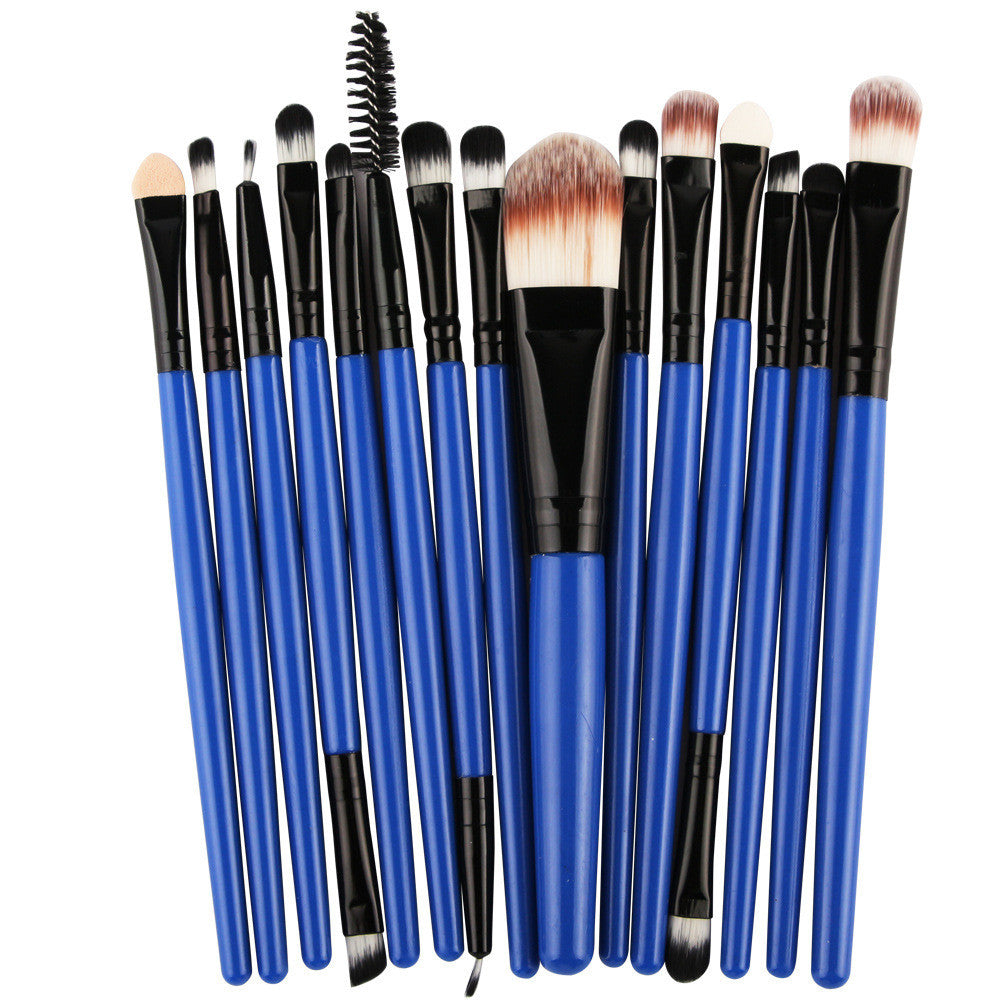 Set of 15-Piece Makeup Brushes (20)