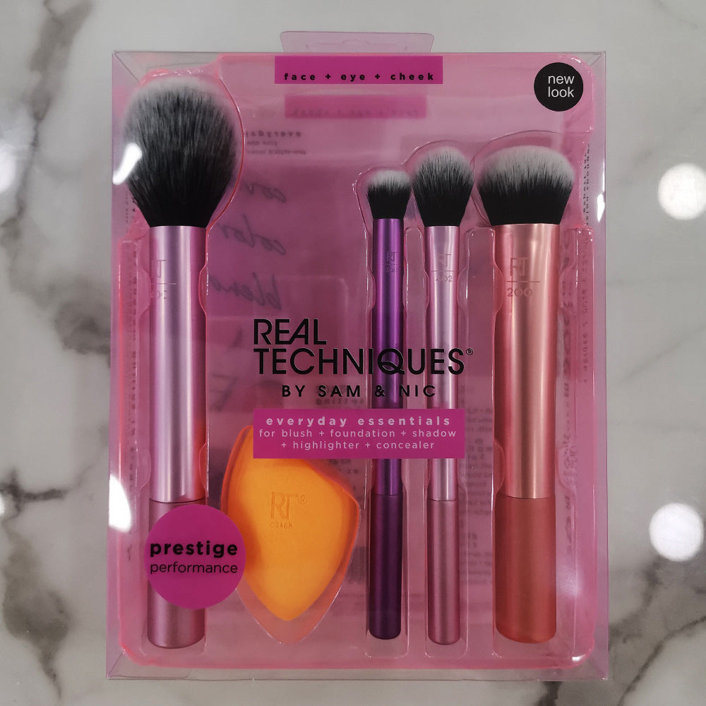 Real T Makeup Brush Set 5-Piece Brush (2)