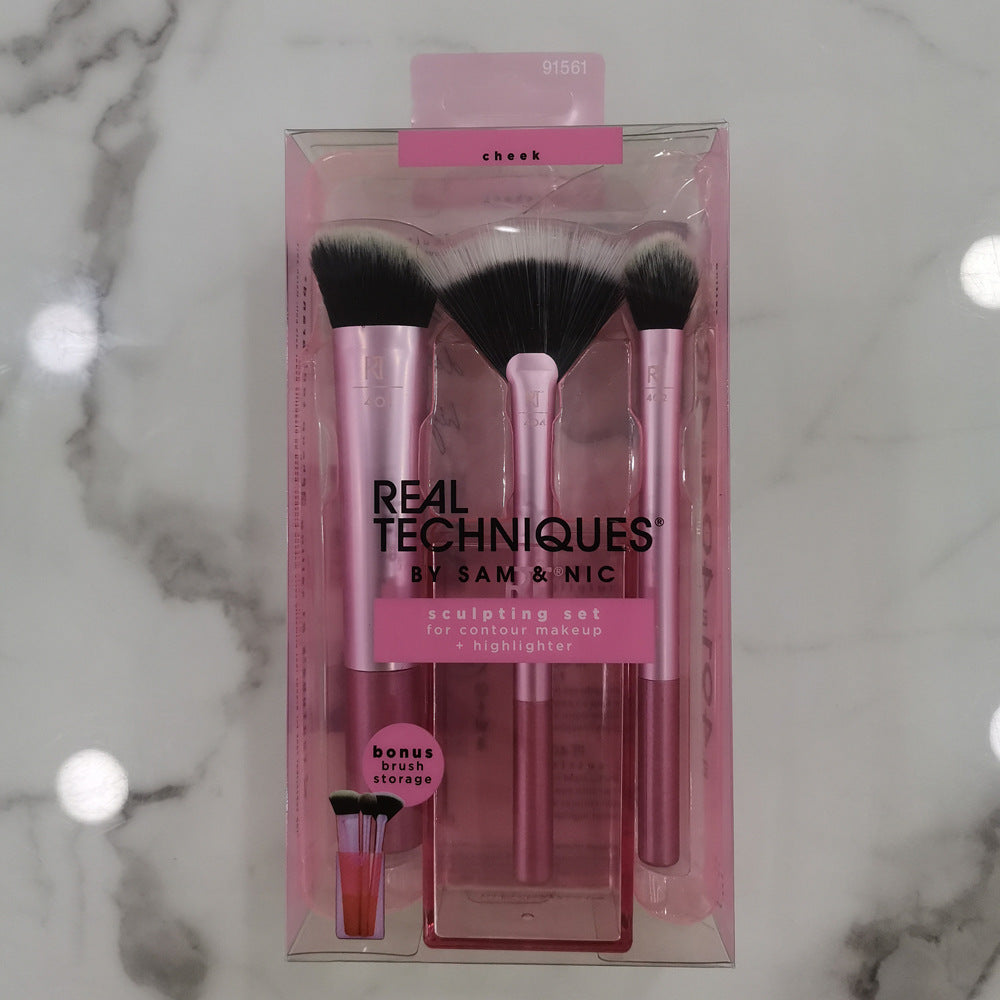 Real T Makeup Brush Set 5-Piece Brush (1)
