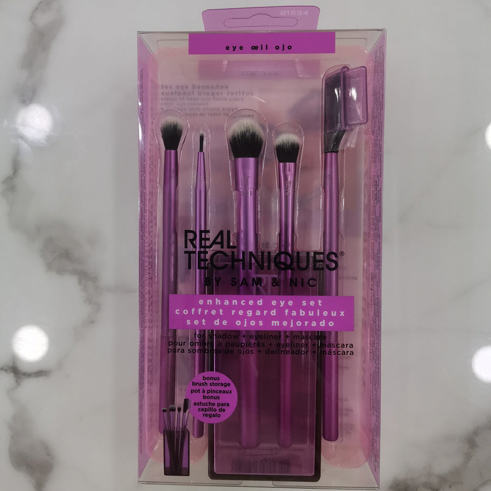 Real T Makeup Brush Set 5-Piece Brush (7)