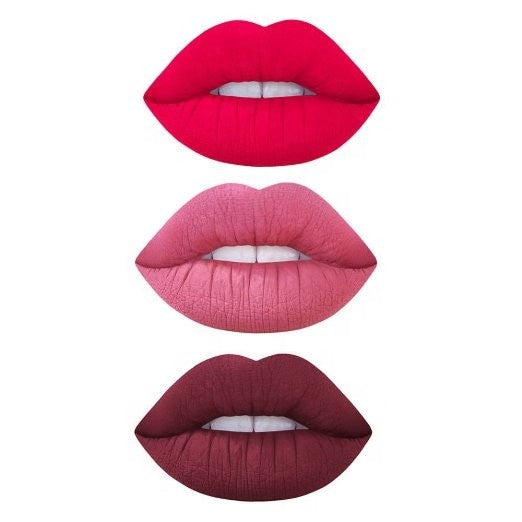 Neutral Lip Gloss Lipstick Matte Gloss Velvet Glaze Label (2)