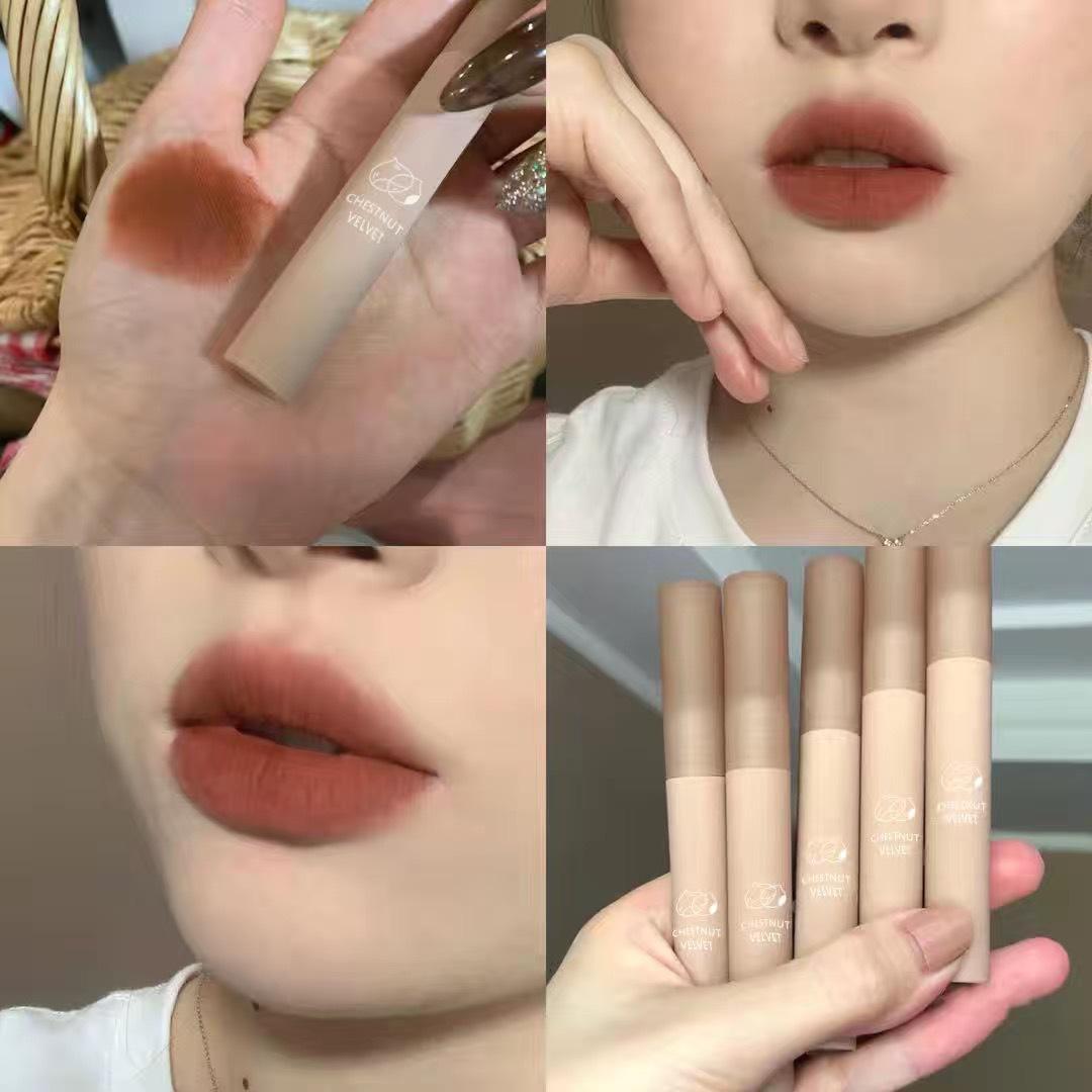 Chestnut Velvet Matte Lipstick Waterproof (1)