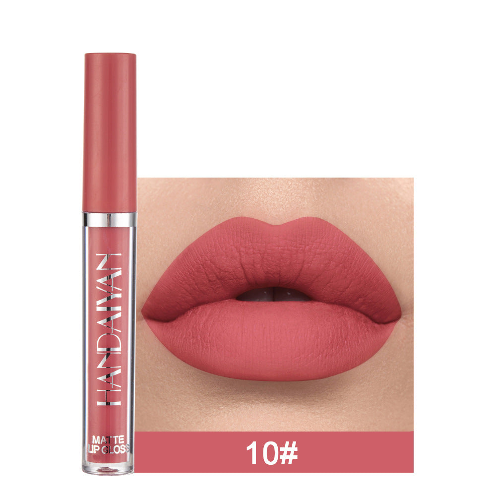 Matte Non-Stick Cup Lip Gloss Non-Fading Matte Lipstick (12)