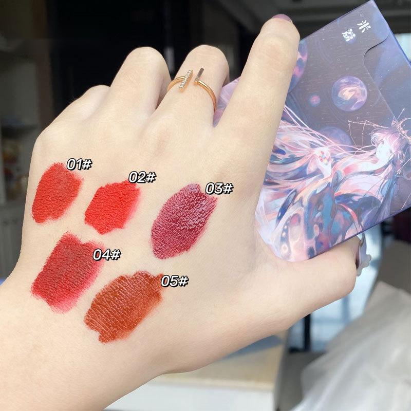 Matte Waterproof White Lipstick (8)