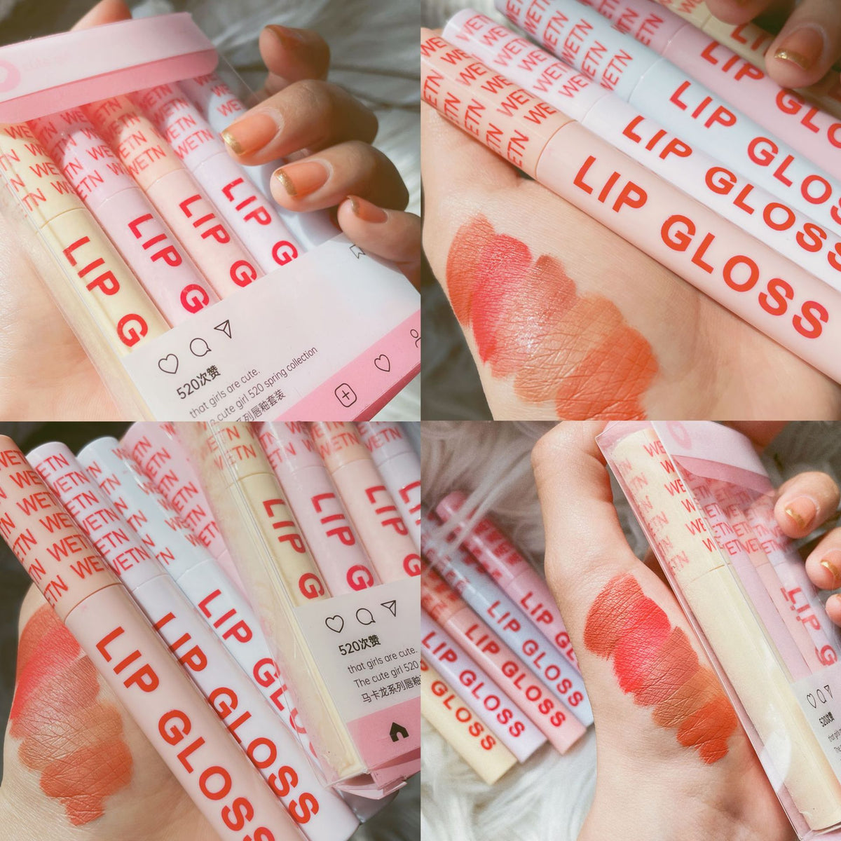 Matte Waterproof White Lipstick (1)