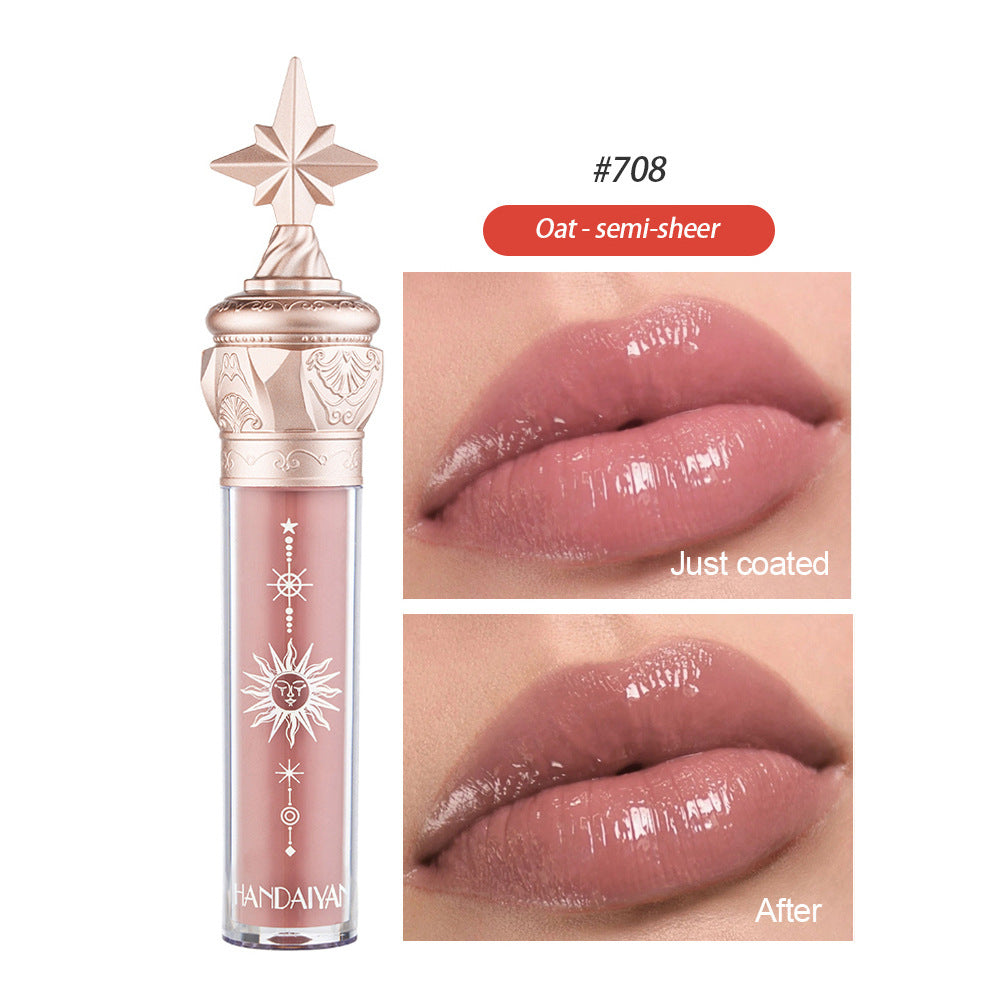 Lip Gloss Lipstick Gloss Film Glaze (5)