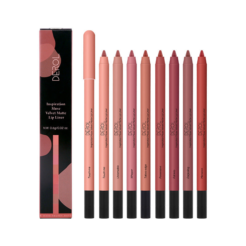 Matte Lipstick Lipliner Shade Velvet Mist Lipstick (8)