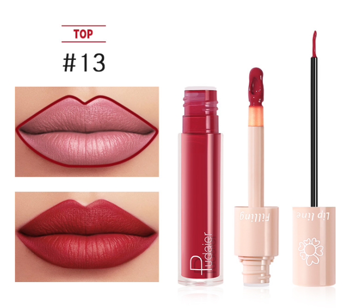Pudaier Dual Lipstick Lip Gloss Lipstick