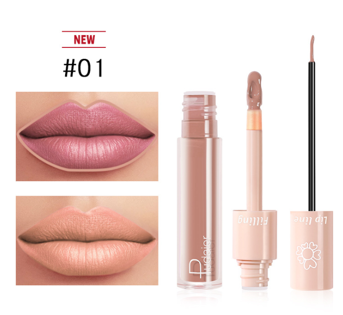Pudaier Dual Lipstick Lip Gloss Lipstick (1)