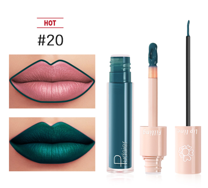 Pudaier Dual Lipstick Lip Gloss Lipstick (8)