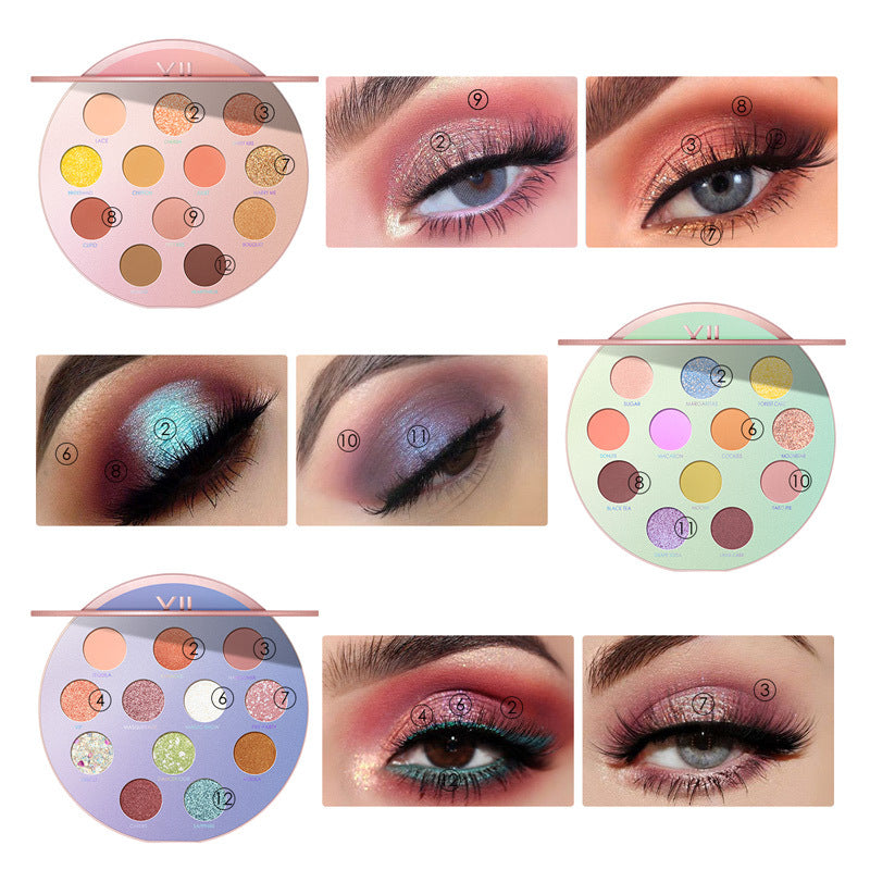 Time Eyeshadow Palette 12 Color Eyeshadow (3)