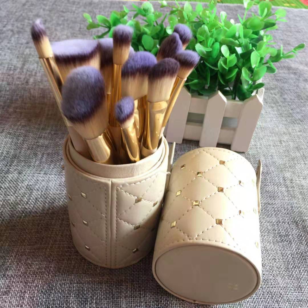 12 Buckets Makeup Brush Set (2)