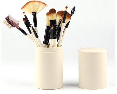 12-Piece Makeup Brush Set Blush Eyeshadow Eyelash Highlighter Brush (5)