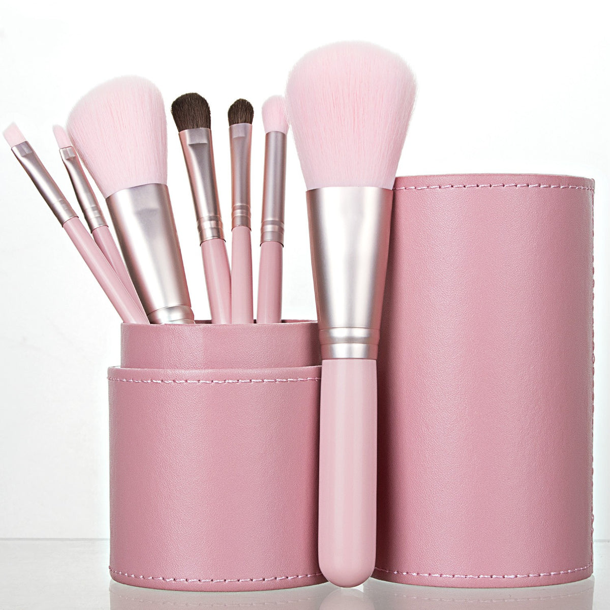 7-Piece Makeup Brush Portable Mini Set (5)