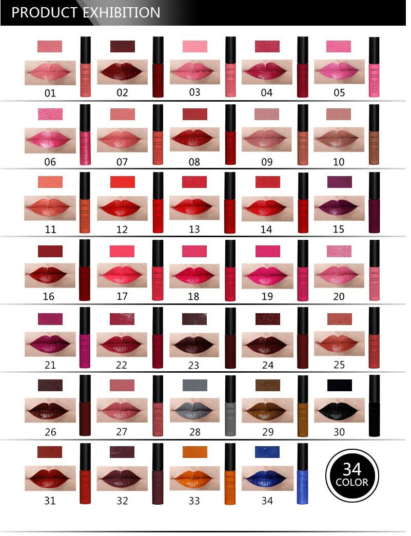 Qibest Makeup Brand Matte Lipstick (4)