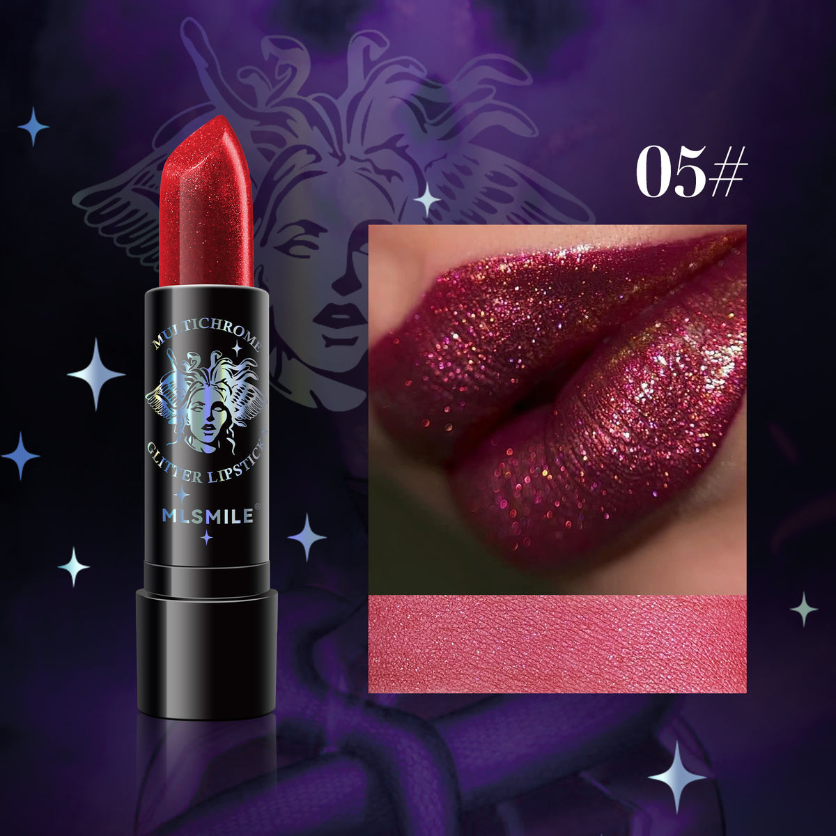 Pearl Sparkly Christmas Lipstick (5)