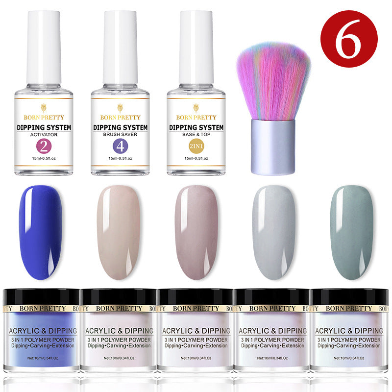 Nail Polish Nail Infiltration Powder Sticky Powder Nail Art (16)