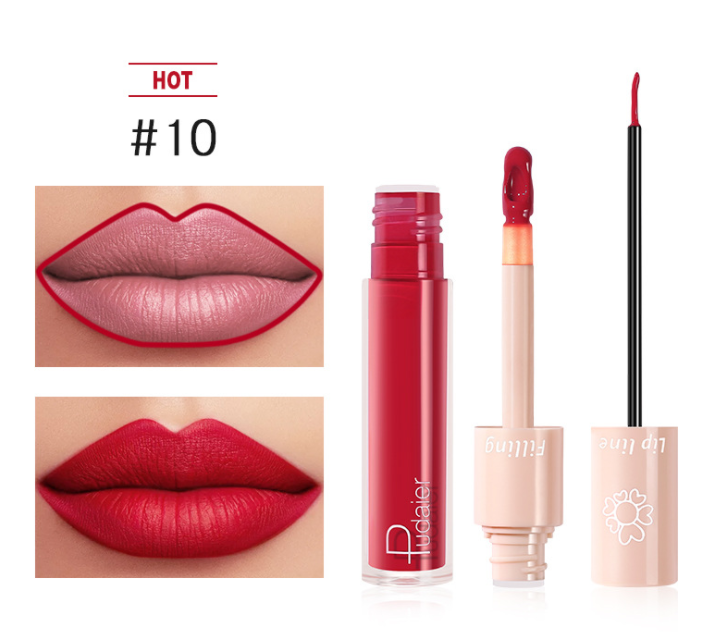 Pudaier Dual Lipstick Lip Gloss Lipstick (17)