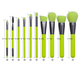 10-Piece Makeup Neon Brushes