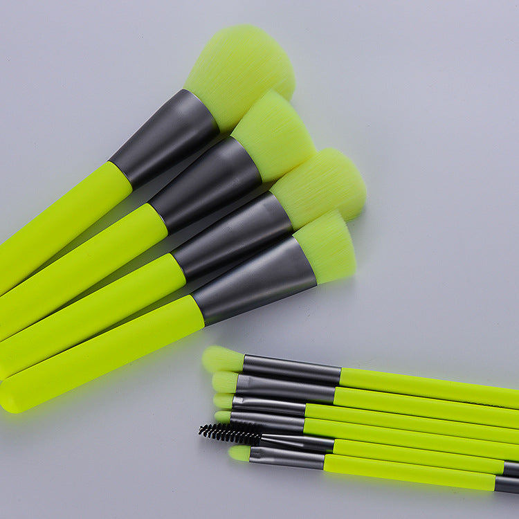 10-Piece Makeup Neon Brushes (4)