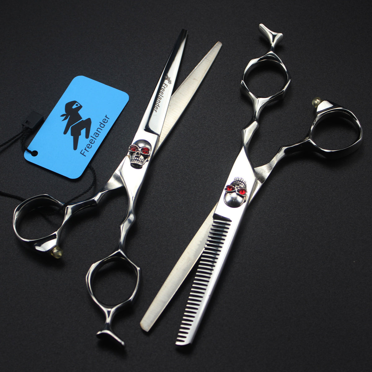 Silver Skull Beauty Salon Cutting Tools (5)