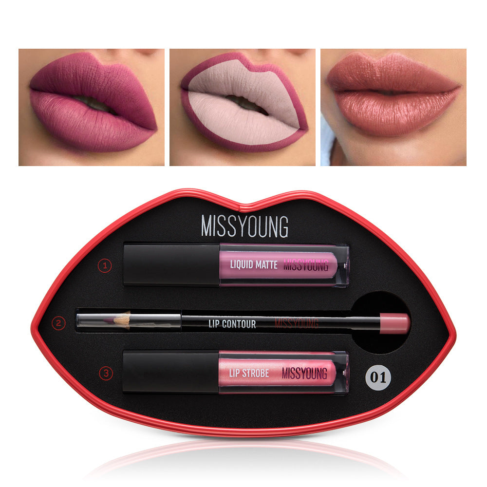 Lipstick Matte Pearl Gloss Lipstick Pen (5)