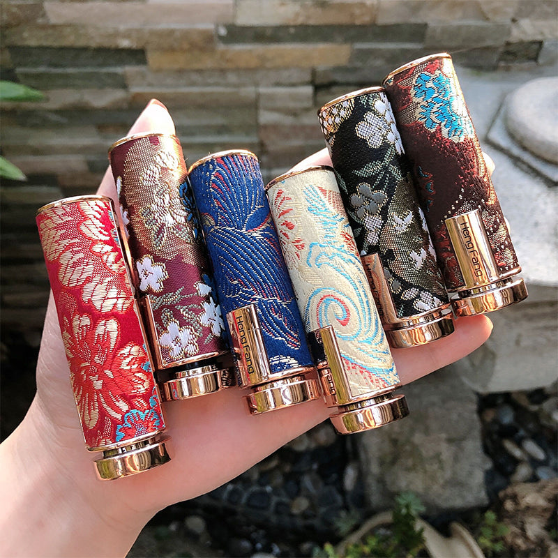 Chinese Style Carved Lipstick Set Matte Moisturizing Lipstick (8)