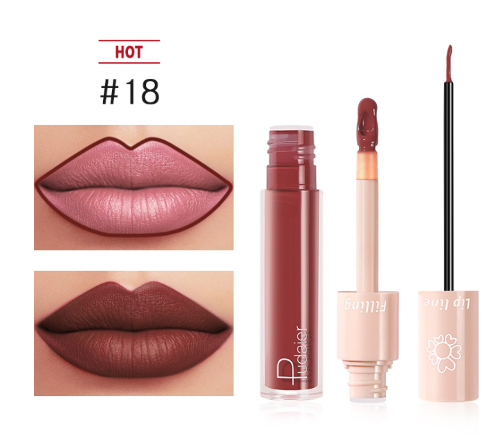 Pudaier Dual Lipstick Lip Gloss Lipstick (16)