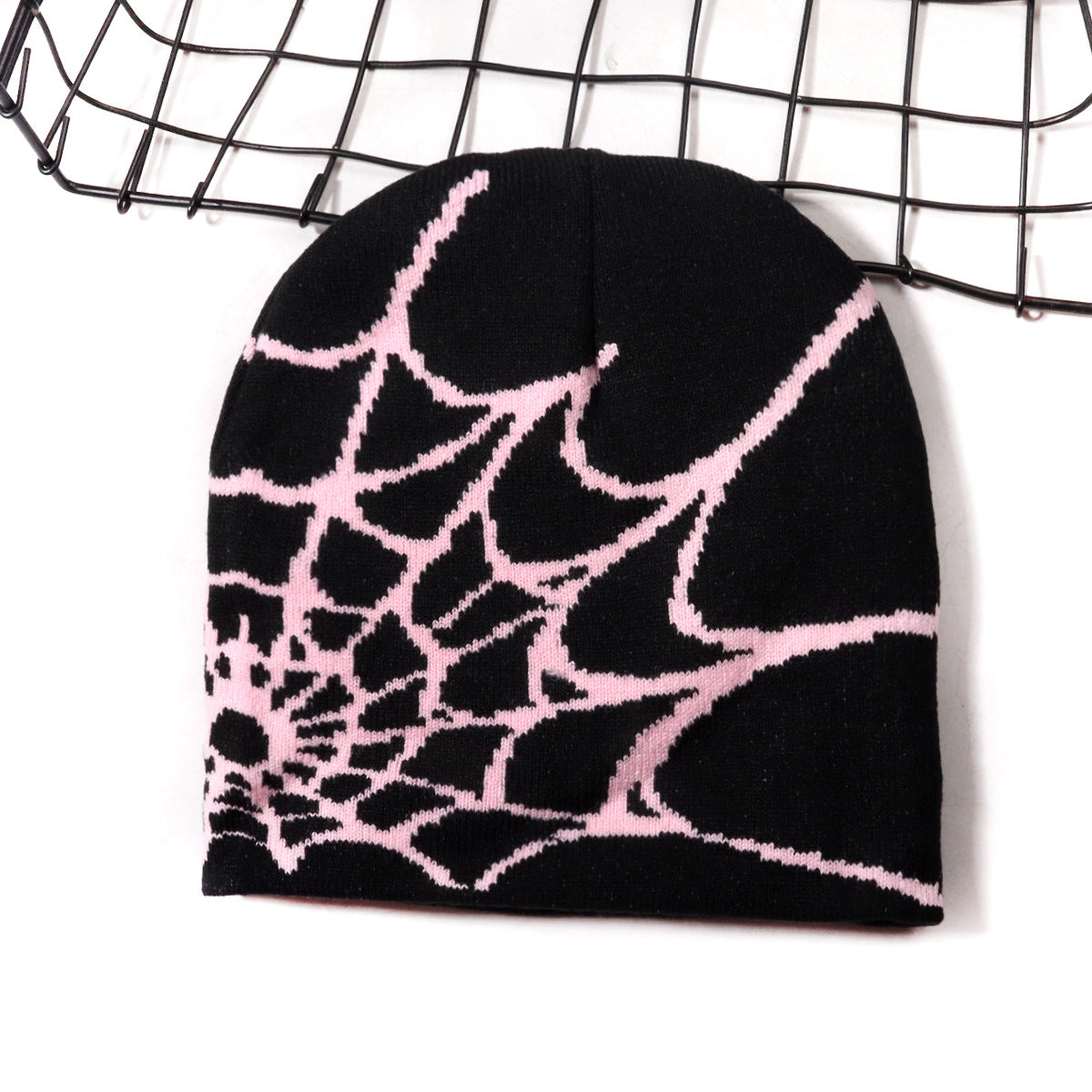 Spider Web Knitted beanie