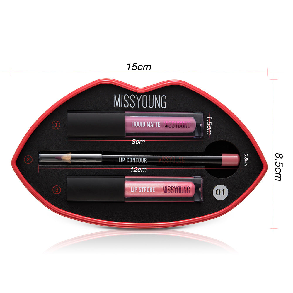 Lipstick Matte Pearl Gloss Lipstick Pen (3)